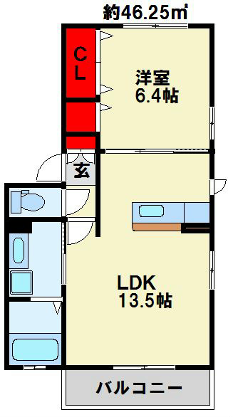 シャーメゾン旭町 間取り