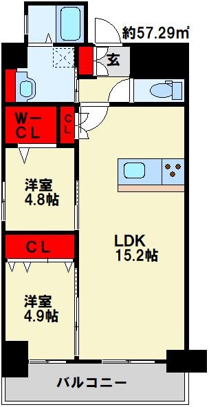 ERUZAGLANZ 黄金 間取り