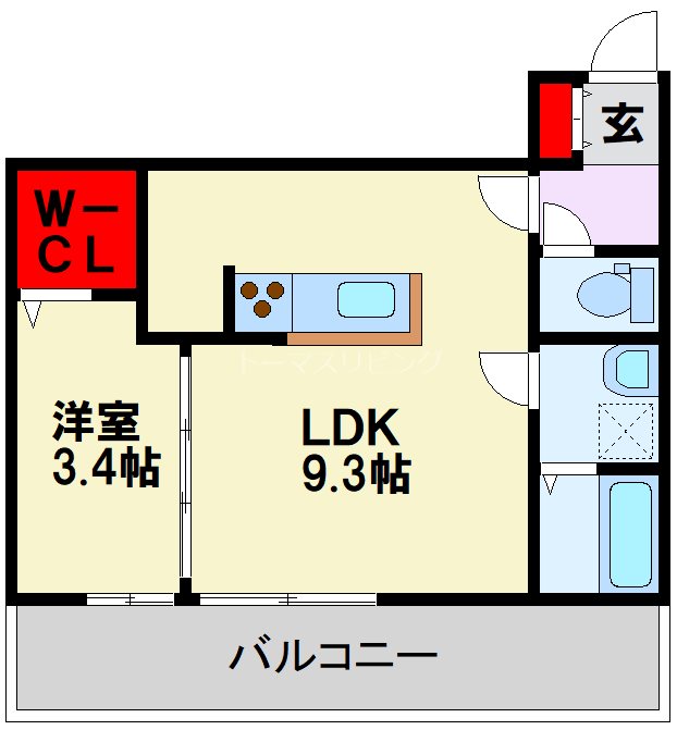 D-room西小倉 間取り