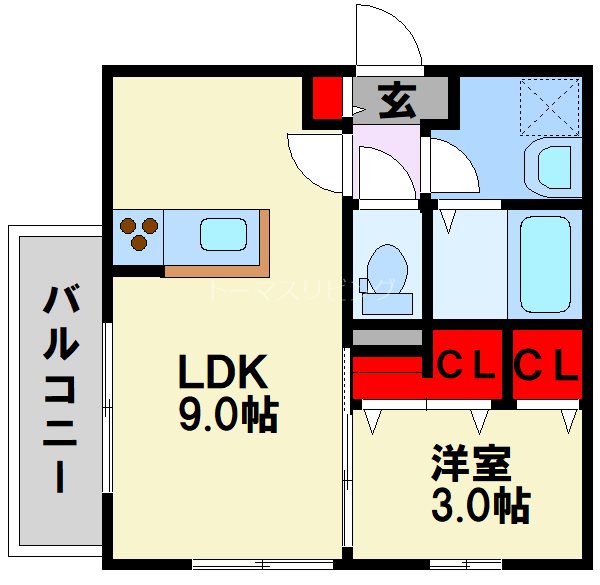 D-room西小倉 間取り