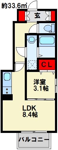 トレス日明壱番館 間取り