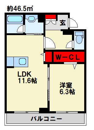 フルール・ド・ヒサノ 間取り