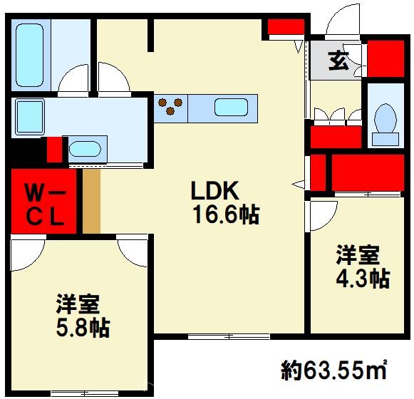 シャーメゾンステージ青葉 間取り