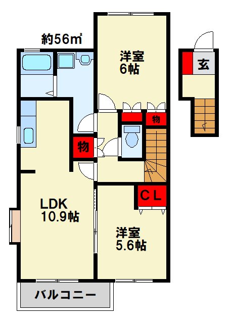 エスポワールK-Ⅴ 間取り