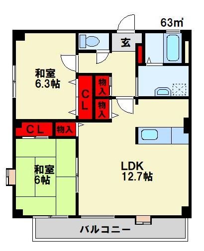 フォブールK 間取り