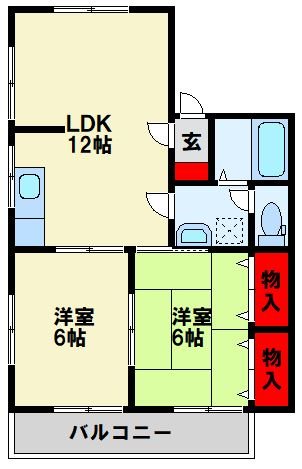 コーユー鷹見台 A棟 間取り