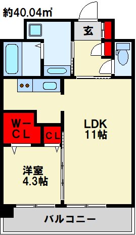 フェリシエ京町 豊富な収納スペース