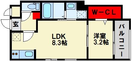 パルティーレ戸畑 間取り