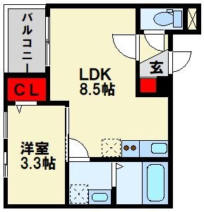 パルティーレ戸畑 間取り
