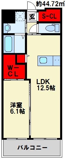 ウイングス八幡駅前 間取り