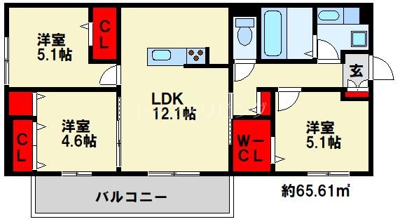 アヴニール藤松 間取り