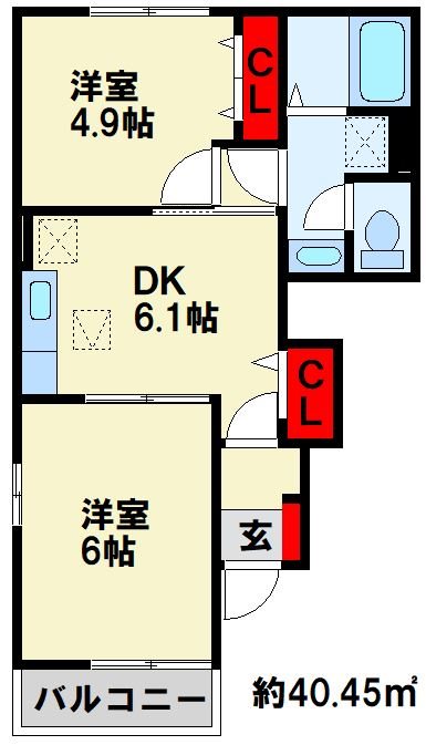 スリーワンスリーヒルズE 間取り