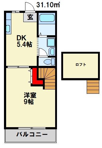 ジェニファー29 A棟 間取り