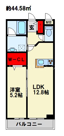 ニシコービルディング門司 間取り