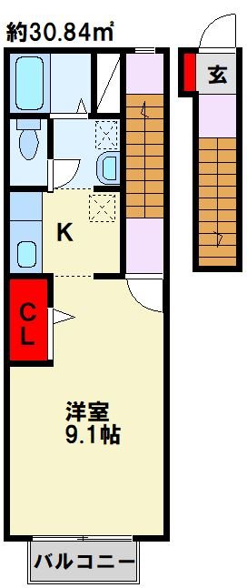 シャトレーヌⅡ 間取り