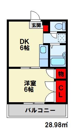 Kay'ｓ rooms Ⅱnd 間取り