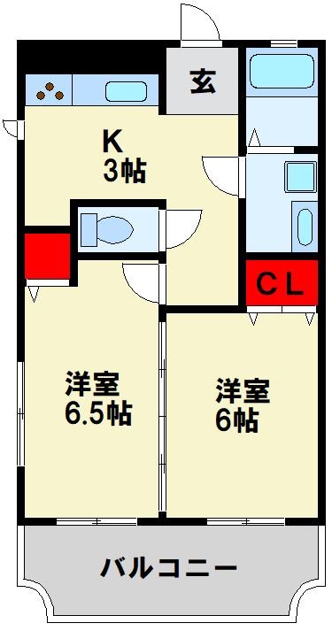 エクレール中井 間取り