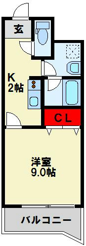 グッドシティ下富野 収納も大きく使いやすい間取りです。