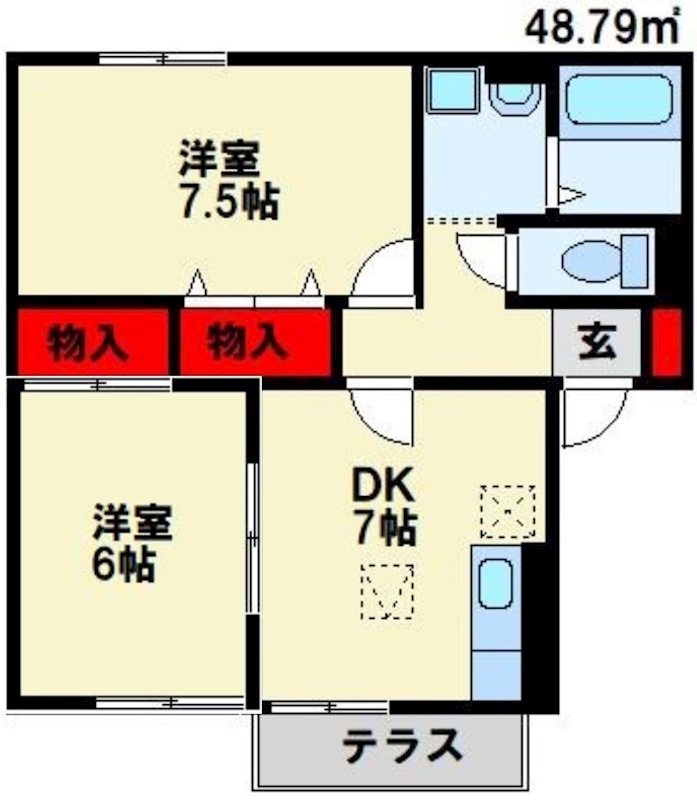 セジュール太賀 間取り