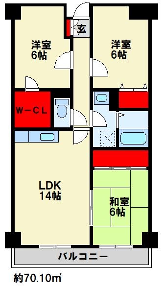 クリエースト 間取り