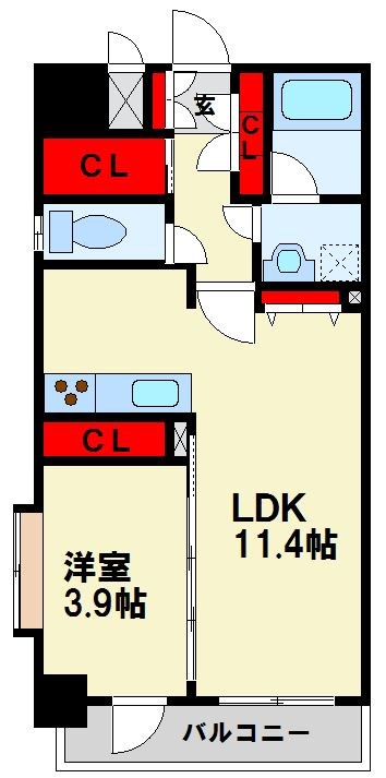 レジデンス枝光  間取り