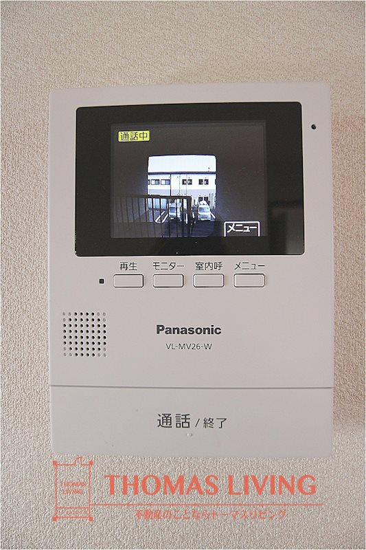 エクセルコート B棟 TVインターホンで来客確認が出来ます。