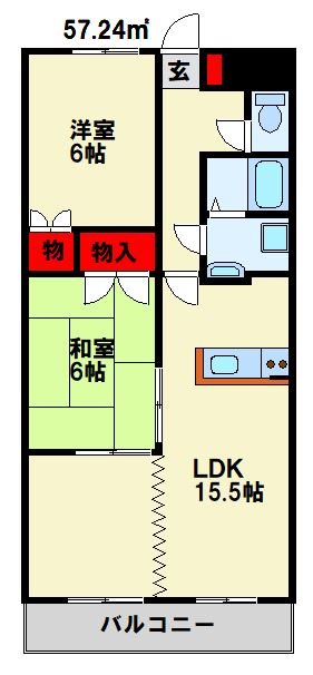 プレアール力丸Ⅰ 間取り