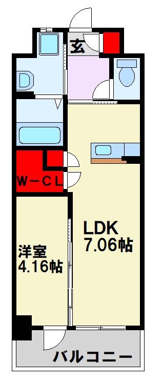 ウイングス穴生 間取り