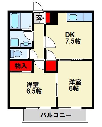 ベルエポック木屋瀬 間取り