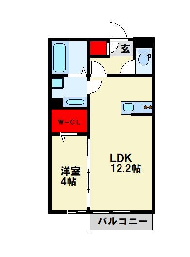D-ROOM和田町  間取り