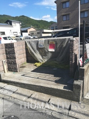 KAKU BLD ゴミステーション。