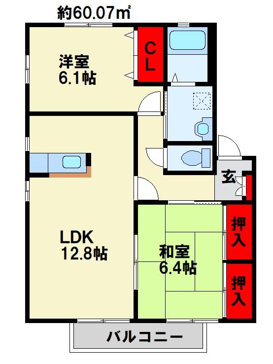 プリムヴェールパルク　G棟 間取り