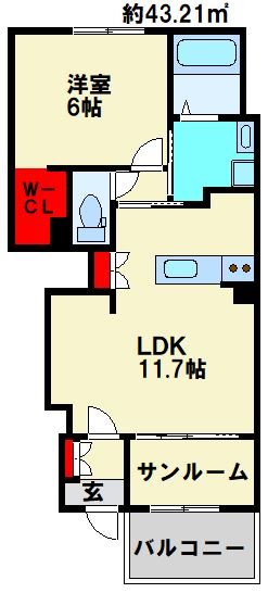 ピースタウン原町 間取り