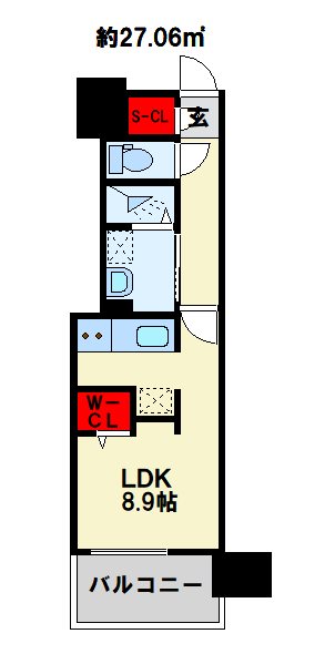 ラフィーネ香春口 間取り