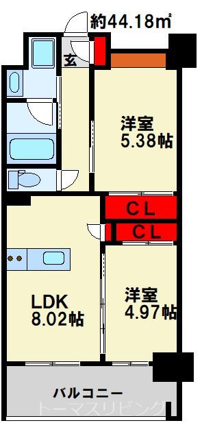 ウィングス到津の森 間取り