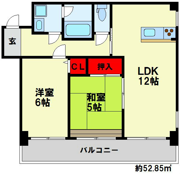 メゾンコガネ 間取図