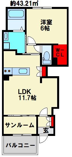 ピースタウン原町 間取り