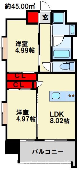 ウィングス到津の森 間取り