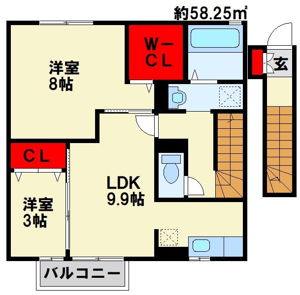 エスペランサ中曽根  間取り