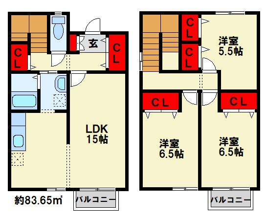 ユニフレックス若園 間取り