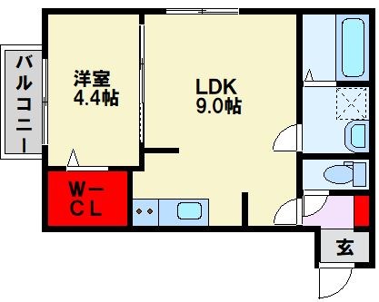 レスポワールⅡ 間取り