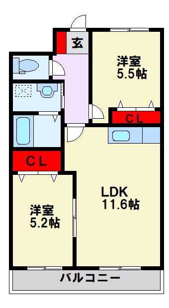 フォレストヴィラ高炉台 間取り