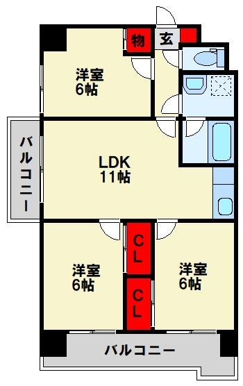 第4晴和ビル 間取り