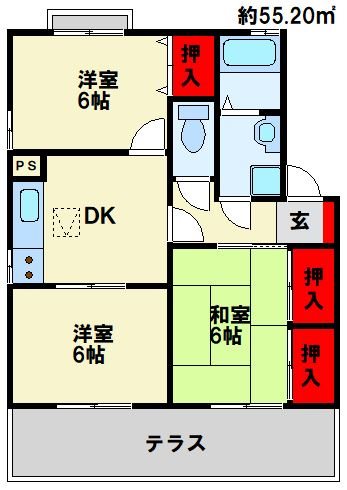 アムールK&S  間取り