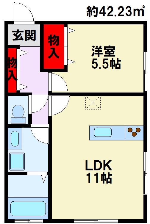 ヴァルト中間 間取り