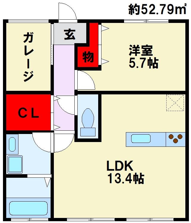 ヴァルト中間 間取り