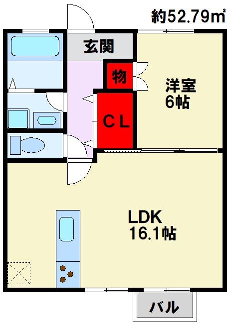 ヴァルト中間 間取り