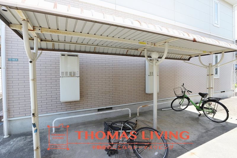 パークヒルズJ・A 駐輪場。