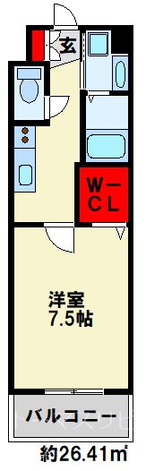 ギャラクシー西小倉 間取り