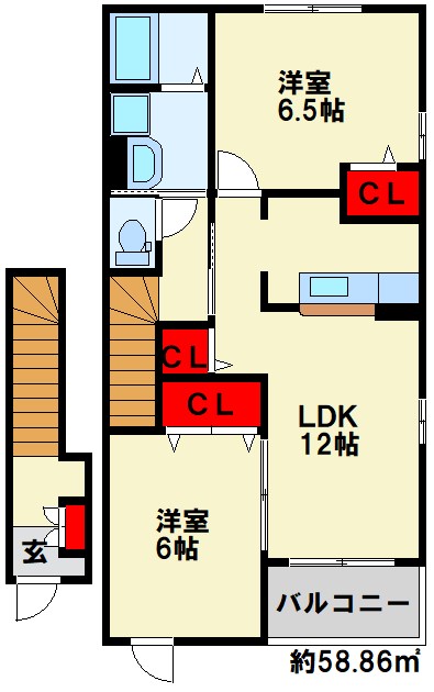 フィーノヴィラⅢ 間取り